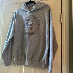 gray disney hoodie